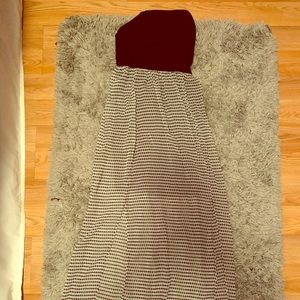 Strapless maxi dress